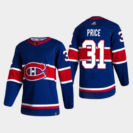 Camisola Montreal Canadiens Carey Price 31 2020-21 Reverse Retro Authentic - Homem